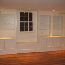built ins with window seat