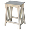 Mission Counter Height Stool - 24" Seat Height