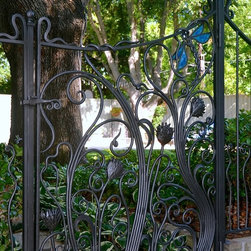 Wrought Iron Gate Designed by Izabela Wojcik - Products