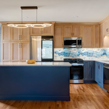 A Fun, Fresh Kitchen for a Multi-Generation Home