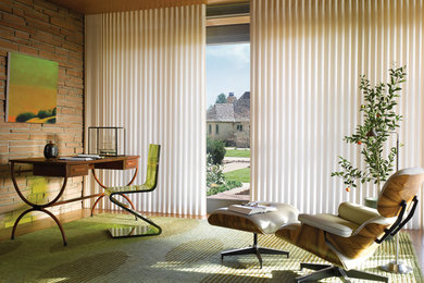 Minimalist home office photo in Phoenix