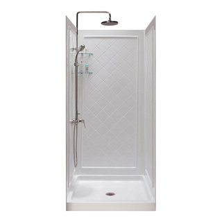 Prime Sliding Shower Enclosure, Base & Backwall Kit - Dreamline