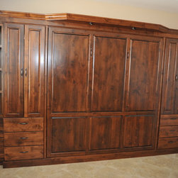 Custom King sized Murphy Wallbed with cabients - Furniture