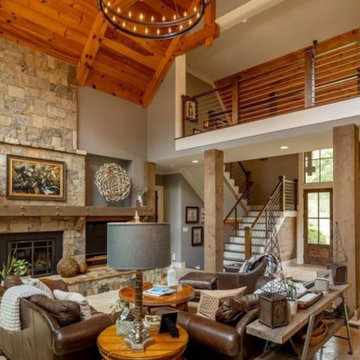 A custom home in horse country of Georgia