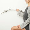 30" Crescent Curved Shower Grab Bar, Satin Stainless