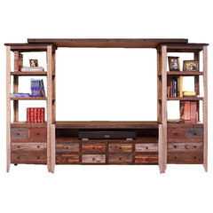 Willow Complete Wall Unit - Farmhouse - Entertainment Centers And Tv Stands  - by Progressive Furniture