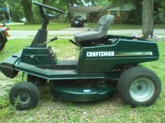 riding mower start issue