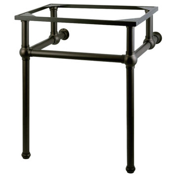 Fauceture 24" x 20-3/8" x 30" Brass Console Sink Legs, Oil Rubbed Bronze