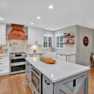 Designing Delight: A Kitchen and Dual Bathroom Makeover for Inspired Living
