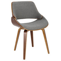Lumisource Fabrizzi Dining/Accent Chair, Gray