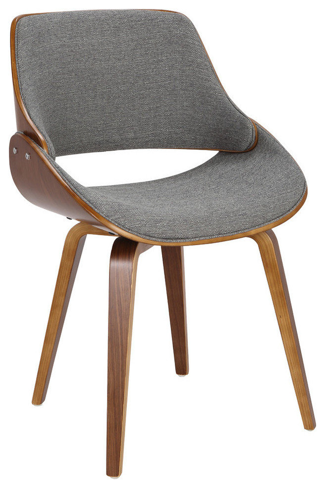 Lumisource Fabrizzi Dining/Accent Chair, Gray