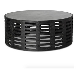 Brownstone Furniture Palmer Mink Round Coffee Table - Coffee Tables