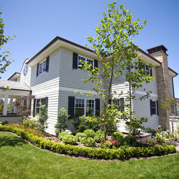 La Jolla Muirlands Cape Cod Estate Exterior Palette