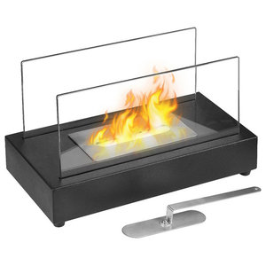 Metropolitan Table Top Ethanol Fireplace Contemporary Tabletop