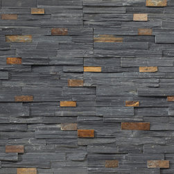 Realstone Charcoal Ledgestone - Siding And Stone Veneer