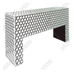 BONE INLAY SLEEK & STYLISH CONSOLE - Furniture