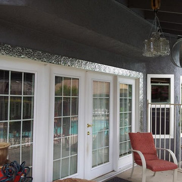 Tin Tiles as an Exterior Home Trim
