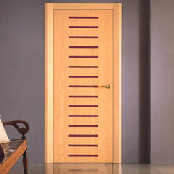 Italian Wood Door With Flush Casing - Interior Doors