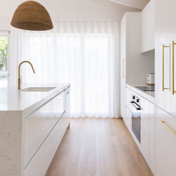 Amara creates the perfect look in white-on-white kitchen by Adore Home Magazine