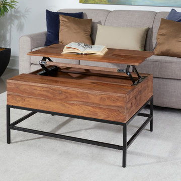 Mercer Rustic Lift Top Cocktail Table