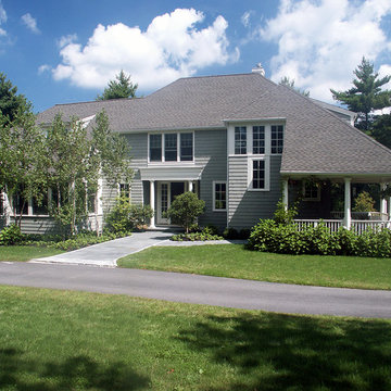Milton: new home; shingle style