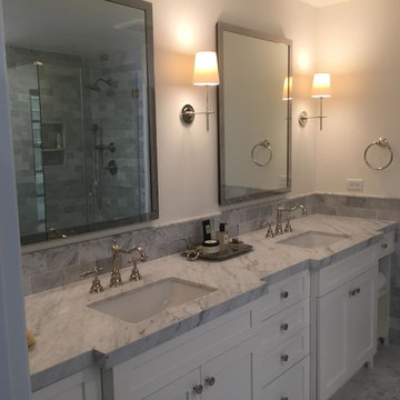 Complete master bathroom remodeling in Pacific Palisades.