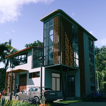 Echelon House 62x45 House Design in Bhubaneswar