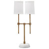 Cherise Brass/Marble Table Lamp