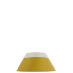 Legion Furniture - Legion Furniture Taylor Pendant Lamp, Yellow - Light up any room with the Taylor Pendant Lamp from Legion Furniture. Boasting a sleek and sophisticated design, this pendant is a gorgeous and updated addition to your dining room, kitchen or bathroom. The lamp is inspired by Midcentury Modern style and has a cone shade that allows for a warm glow to be cast in any room.