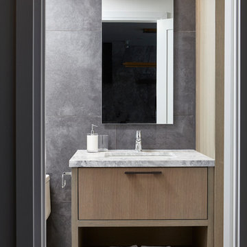 Rich Grey Tones in a Modern Condo