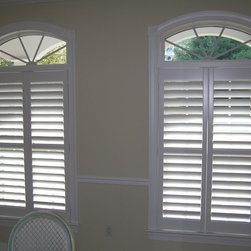 Shutters stopping before eyebrow topper - Interior Shutters