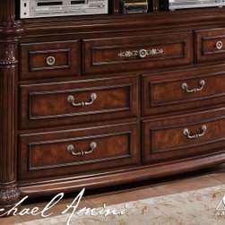 AICO Furniture - Media Cabinet Base - N53081B-46 - Fabric