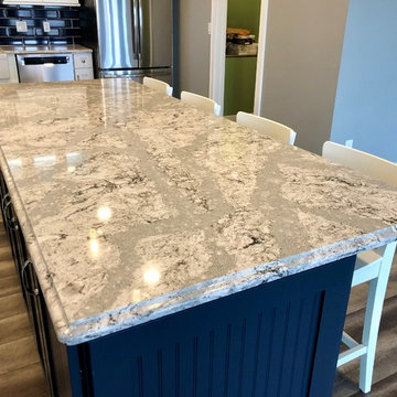Dura Supreme Craftsman Beaded Cambria Summerhill Painted Cabinets