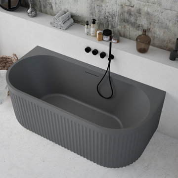 GREY BTW FREESTANDING BATHTUB - PS IDV-290375