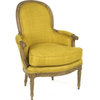 Club Chair SEBASTIAN Light Yellow Elm