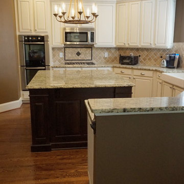Glazed & Stained Traditional Kitchen
