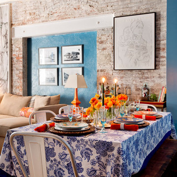 My Houzz: Vibrant Palette in a West Village Apartment