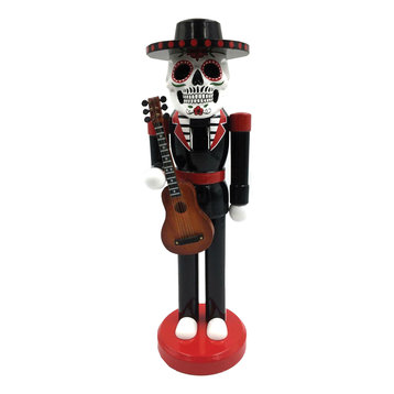 Santa's Workshop Inc. Home Decorative 14" Day of the Dead Nutcracker