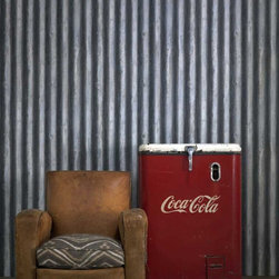 Metallic Wall - Wallpaper