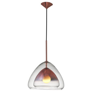 Ina Pendant Lamp, Rose Gold, Small