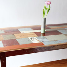Abfallholz macht sich schön: Coole Patchwork-Looks aus alten Brettern