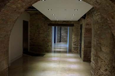 Inspiration for a modern home design remodel in New York