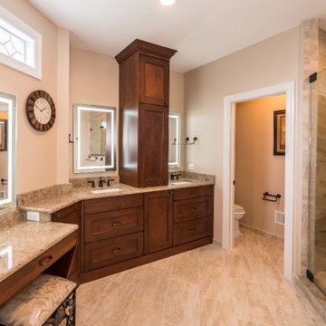 Haymarket Transitional Master Bathroom Remodel _ 13036