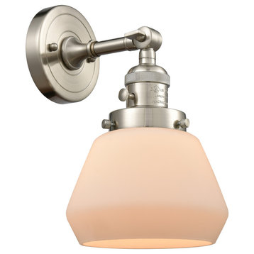 1 Light Sconce With A "High-Low-Off" Switch.