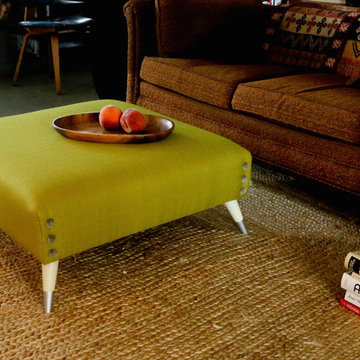 Upholstered Pallet Ottoman