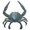 NOVICA Sanur Crab And Bronze Figurine