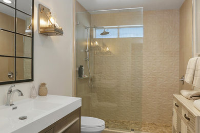 Bathroom - transitional bathroom idea in Orange County
