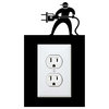 Outlet Power Man Sticker