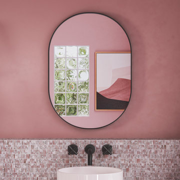 Pink & Punchy Bathroom