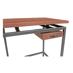 Floating Walnut Standing Desk - Furniture